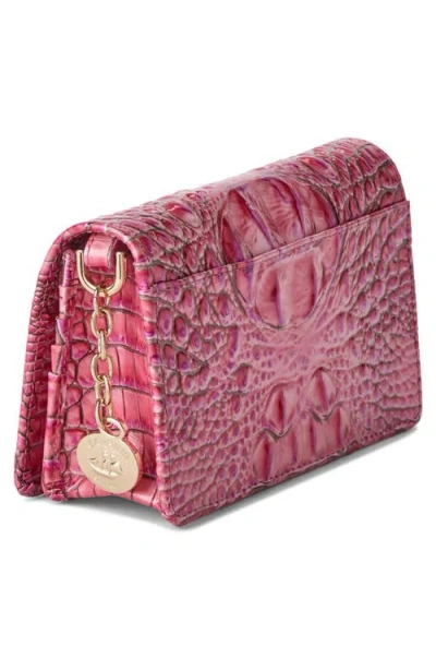 Brahmin Minuette Convertible Leather Crossbody Bag In Pink