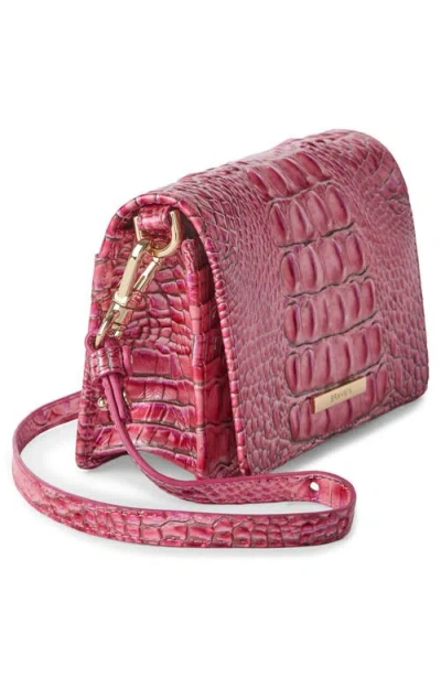 Brahmin Minuette Convertible Leather Crossbody Bag In Pink