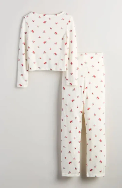 Nordstrom Kids' Brushed Jersey Pajamas In Multi