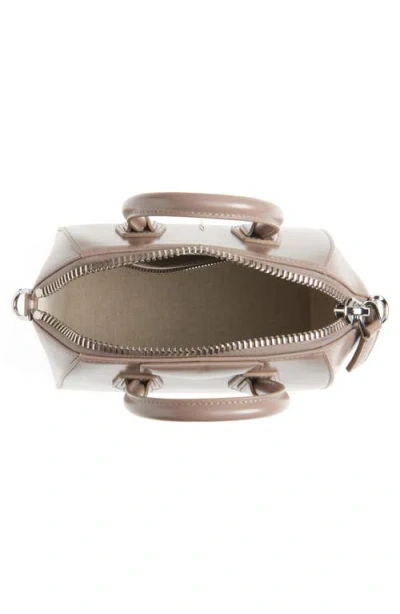 Givenchy Mini Antigona Leather Satchel In Brown