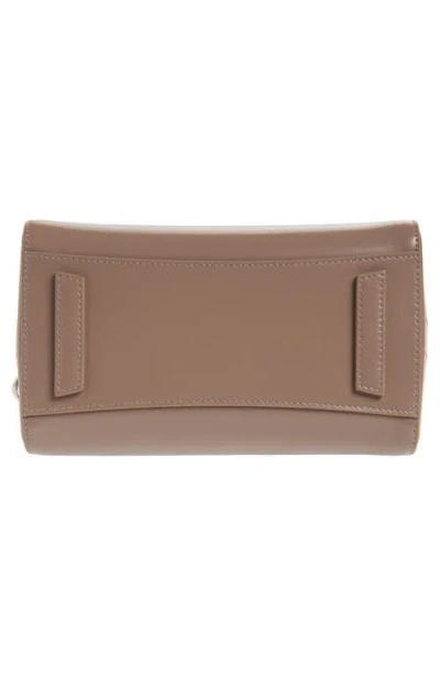 Givenchy Mini Antigona Leather Satchel In Brown