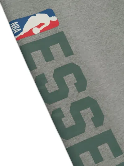 Essentials Graphic Print Trousers In Gray