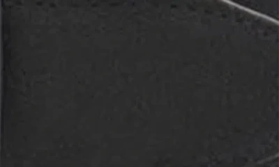 Frame The Rounded Buckle Suede Belt In Black