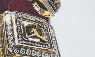 Jordan Boys 8-18 Rings Graphic Print T-shirt In White