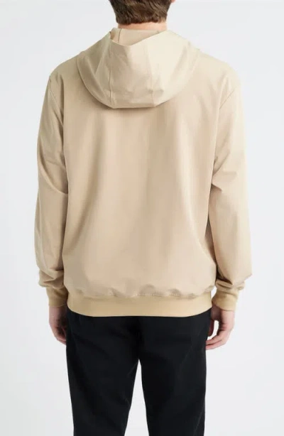 Santo Studio Tempo Tech Zip Jacket In Neutral