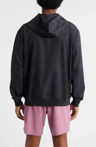 Santo Studio Tempo Tech Zip Jacket In Black