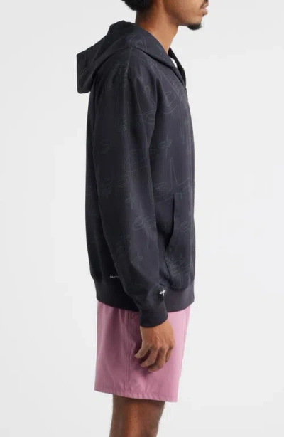 Santo Studio Tempo Tech Zip Jacket In Black