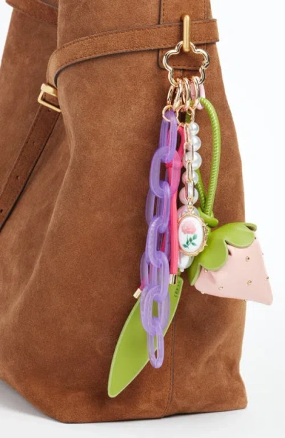 Chelsea28 Strawberry Bag Charm In Multi