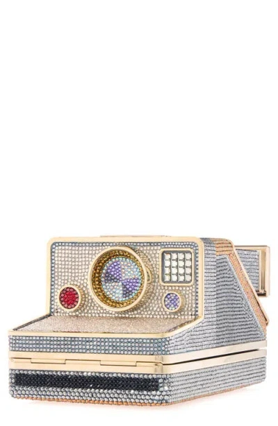 Judith Leiber Couture Mary Instant Camera Crystal Clutch In Multi