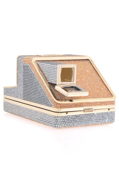 Judith Leiber Couture Mary Instant Camera Crystal Clutch In Multi