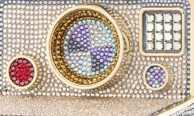 Judith Leiber Couture Mary Instant Camera Crystal Clutch In Multi