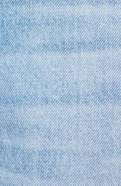 Mother The Dodger Button Hover Cuff Wide Leg Jeans In Animal Print