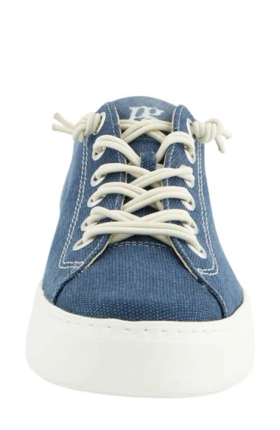 Paul Green Dixie Canvas Sneaker In Blue