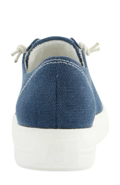 Paul Green Dixie Canvas Sneaker In Blue