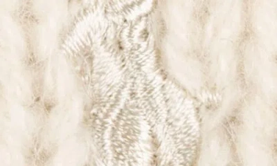 Polo Ralph Lauren Polo Player Merino Wool & Alpaca Beanie In White