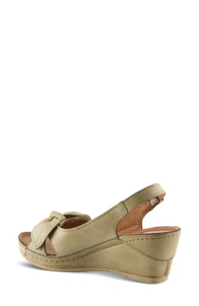 Spring Step Chassidy Wedge Sandal In Neutral