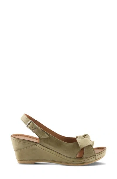 Spring Step Chassidy Wedge Sandal In Neutral