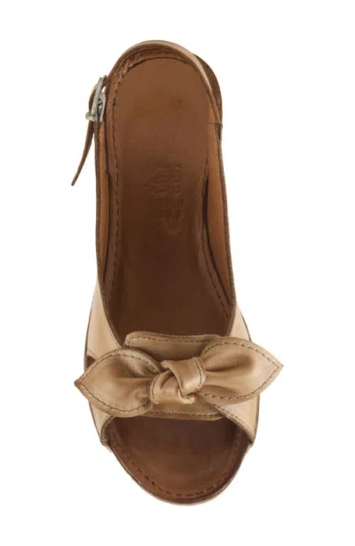 Spring Step Chassidy Wedge Sandal In Brown