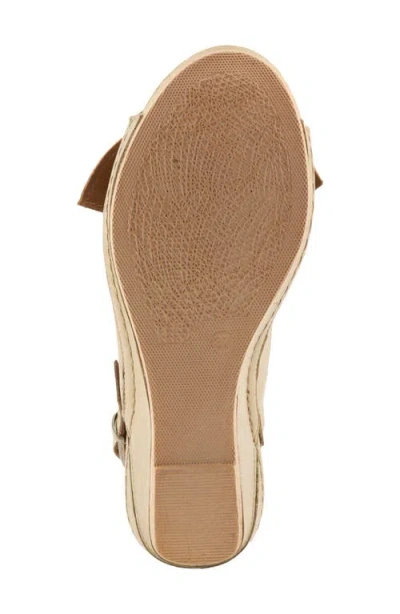 Spring Step Chassidy Wedge Sandal In Neutral