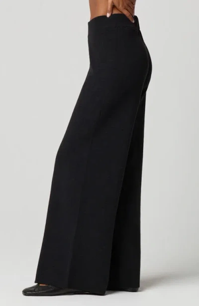 Florence By Mills Chenille Wide Leg Pants In Black