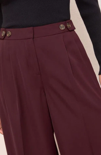 Friends Like These Pleated Wide Leg Pants In Black