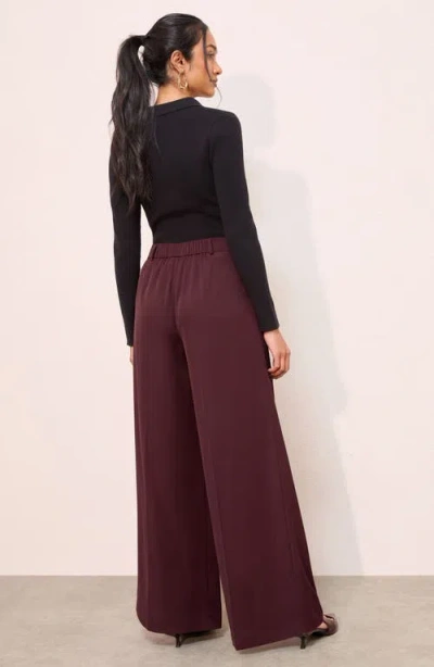 Friends Like These Pleated Wide Leg Pants In Black