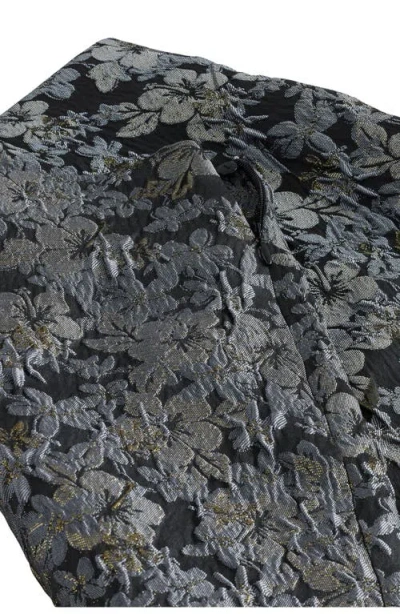 Next Metallic Floral Jacquard Miniskirt In Black