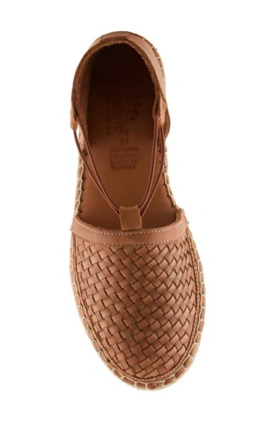 Spring Step Clovae Espadrille Flat In Brown