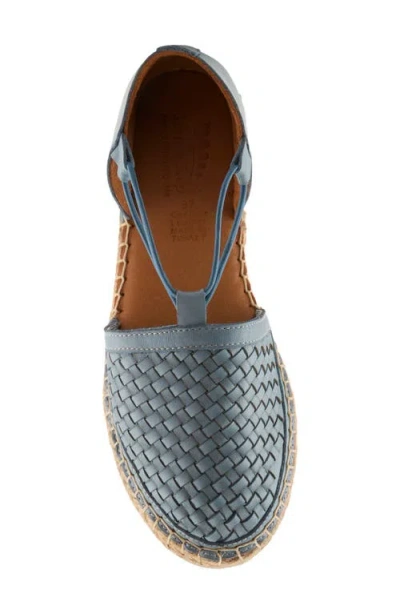 Spring Step Clovae Espadrille Flat In Blue