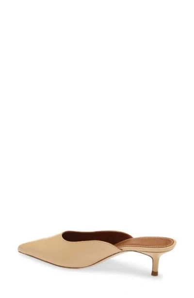 Staud Sebastian Kitten Heel Mule In Brown