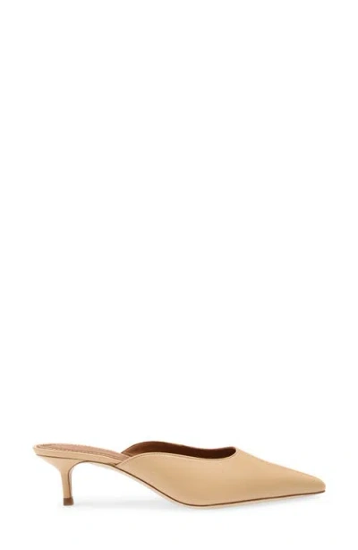 Staud Sebastian Kitten Heel Mule In Brown