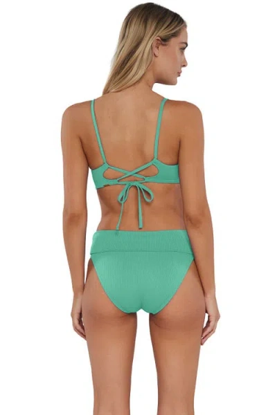 Sunsets Lyla Bralette Bikini Swimsuit Top In Green
