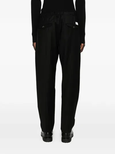 Nine In The Morning Elastic-waistband Trousers In Black