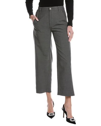 Brunello Cucinelli Wool-blend Pant In Gray