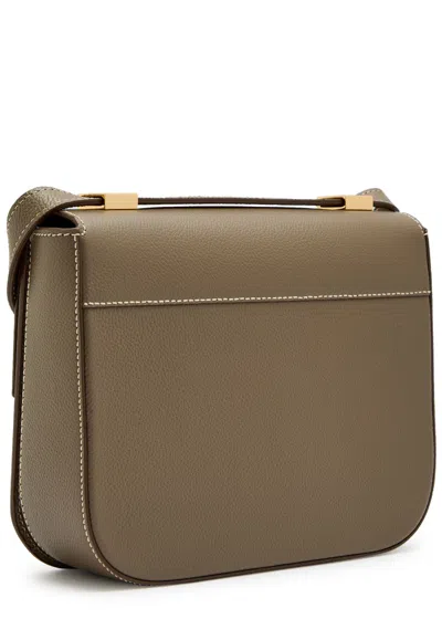 Demellier Vancouver Grained Leather Cross-body Bag In Burgundy