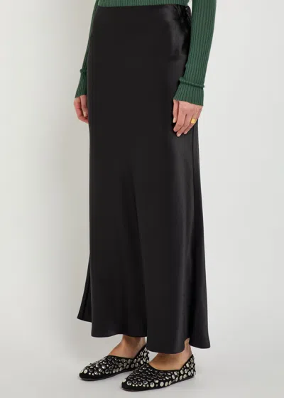 Gabriela Hearst Frei Silk Skirt In Black