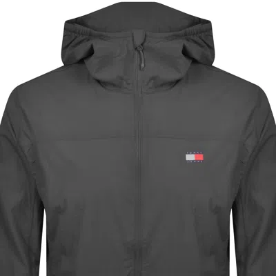 Tommy Jeans Chicago Fleece Lined Jacket Black In Black