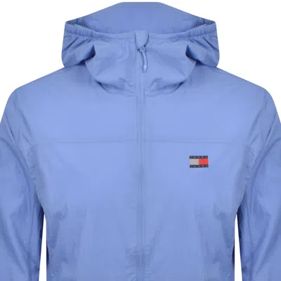 Tommy Jeans Chicago Fleece Lined Jacket Blue In Blue