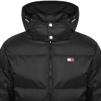 Tommy Jeans Alaska Puffer Jacket Black In Black