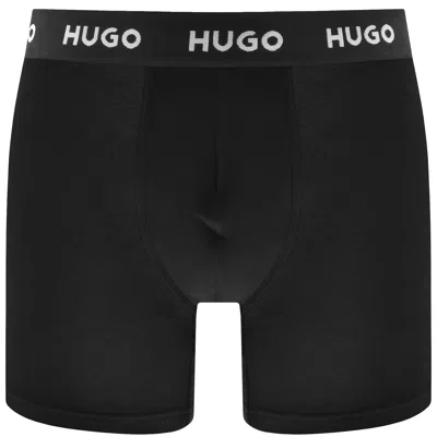 Hugo Boss Hugo 3 Pack Boxers Black In Black