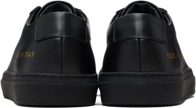 Common Projects Man Sneakers Black Size 8 Leather In Black