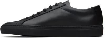 Common Projects Man Sneakers Black Size 8 Leather In Black