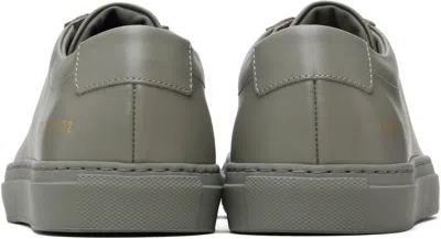 Common Projects Gray Original Achilles Low Snekaers In Gray