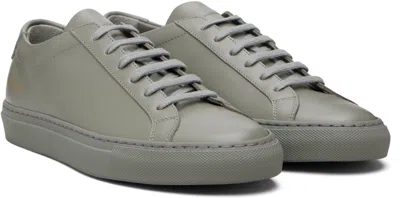 Common Projects Gray Original Achilles Low Snekaers In Gray