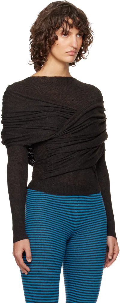 Paloma Wool Brown Elio Sweater In Brown