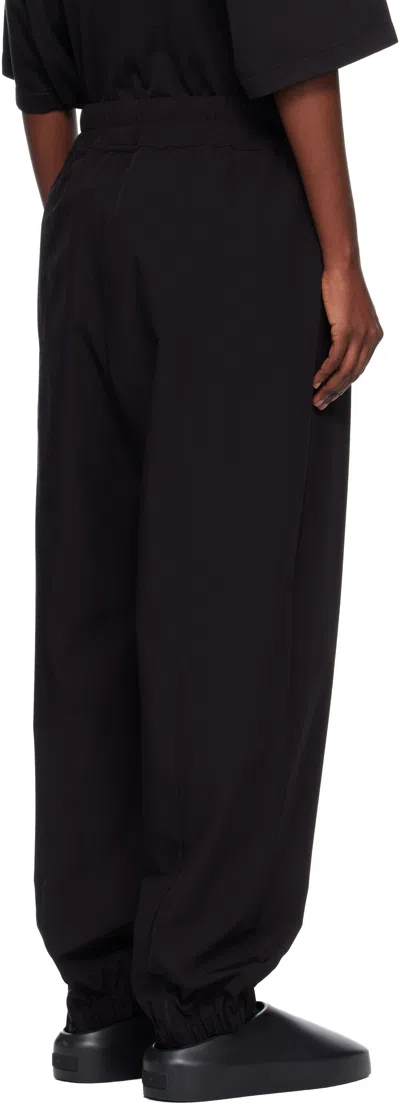 Fear Of God Black Nylon Track Pants In Black