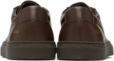 Common Projects Brown Original Achilles Low Sneakers In Brown