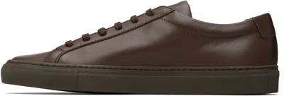 Common Projects Brown Original Achilles Low Sneakers In Brown