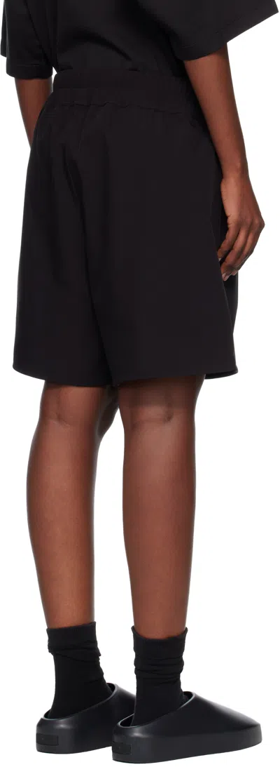 Fear Of God Black Nylon Running Shorts In Black