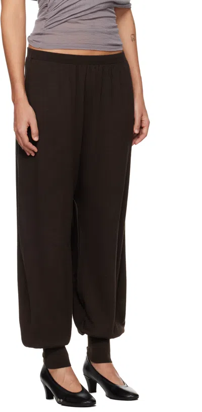 Paloma Wool Long Cofre Lounge Pants In Brown